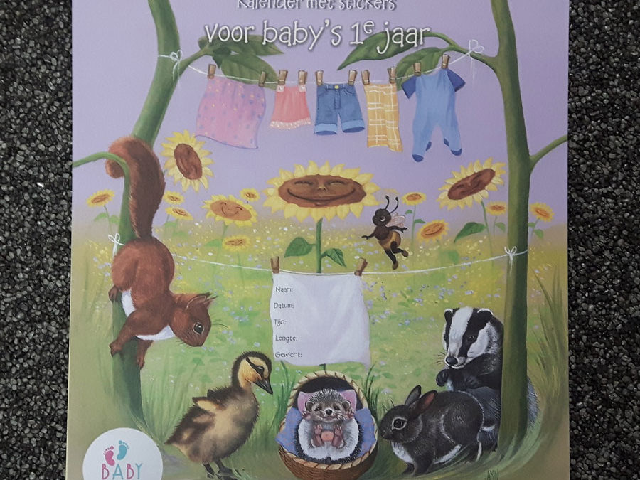 Kalender voor baby’s 1ste jaar